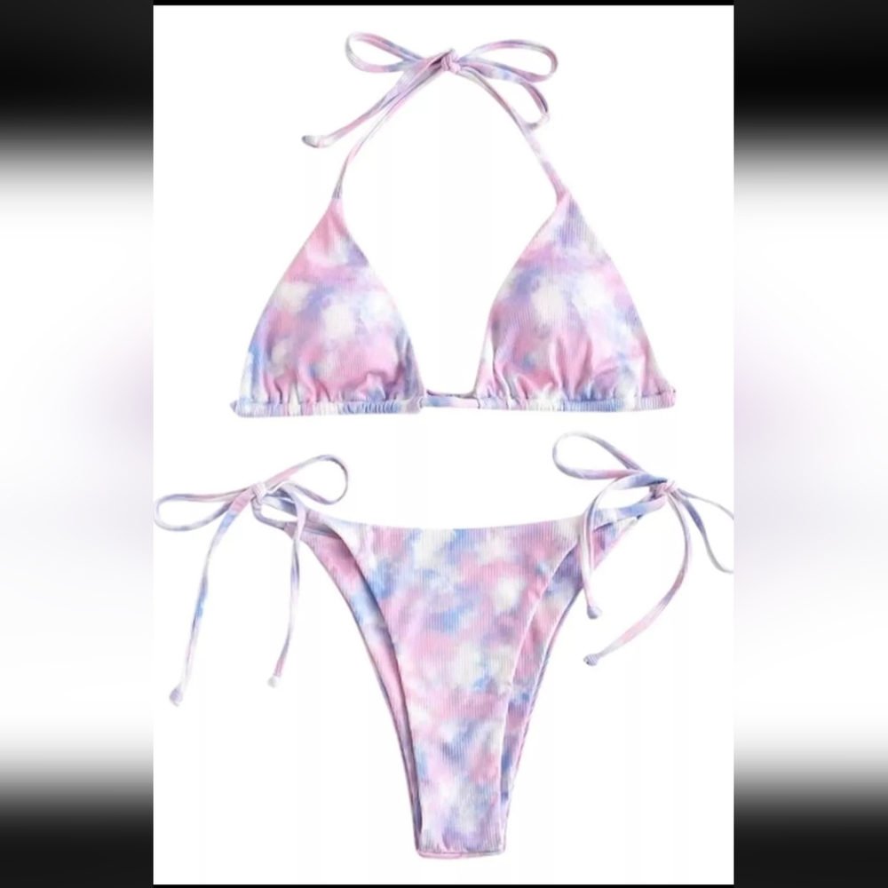 2 - Zaful Women's Pastel Tie Dye Bikinis Swimwear New without tags